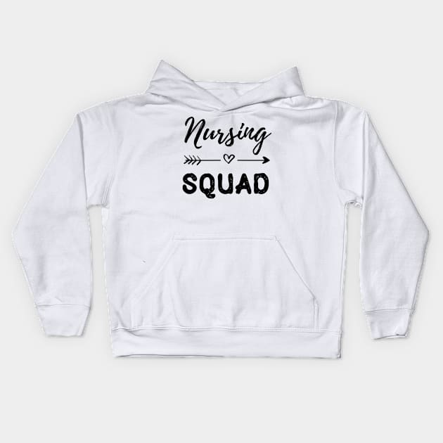 nursing squad Kids Hoodie by IndigoPine